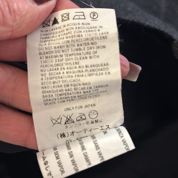 Max Mara 100% wool gray ruffle dress, S - Picture 11 of 11